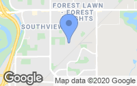 Map of Diamond Cove, AB