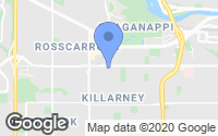 Map of Diamond Cove, AB